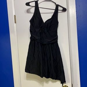 Bathing suit with built in skirt